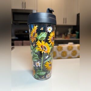 Vera Bradley tumbler with Sunflower Design